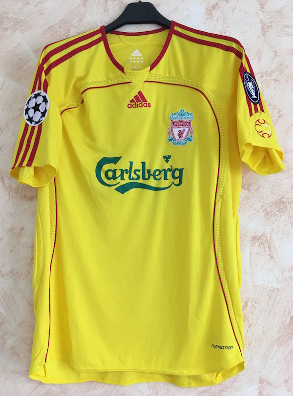 liverpool yellow kit 2006