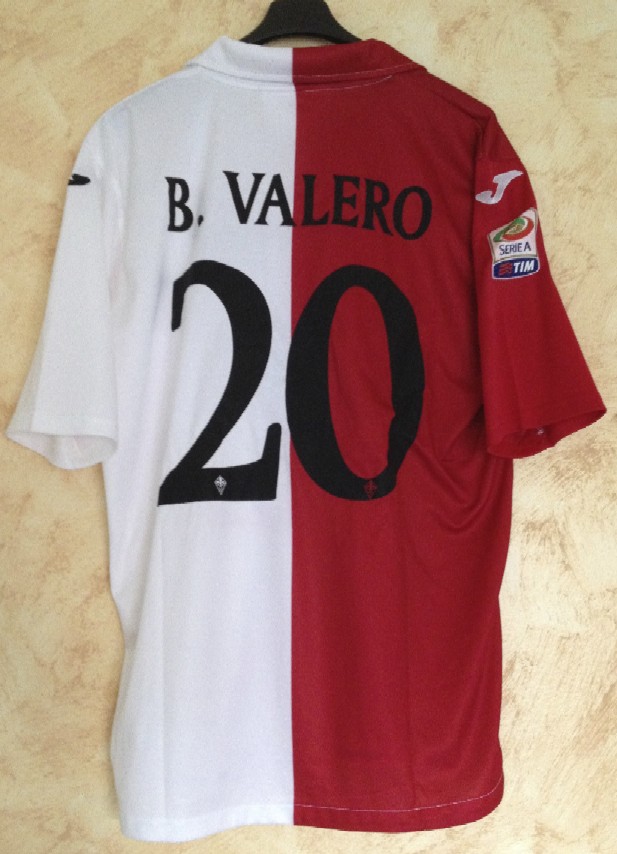 Borja Valero's Official Fiorentina Signed Shirt, 2012/13 - CharityStars